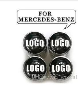 Car Styling auto sticker Tire Valve Caps for Benz Safety Wheel Tyre Air Valve Stem Cover for Mercedes-Benz Audi Sline