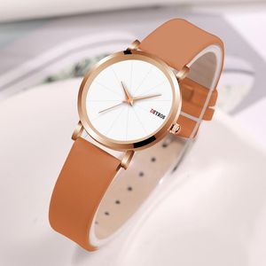 Armbanduhren Lässige Modeuhr Für Frauen Weiblichen Minimalistischen Stil Ledergürtel Luxus Damen Formelle Uhren