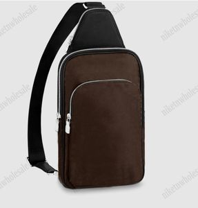 M46327 AVENUE SLINGBAG Chest CrossBody brown Monograms Leather Shoulder Bag Men's Designer Backpack Bags Discovery Backpacks Travel Sling Bag For Man