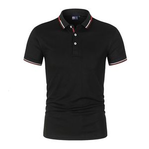 Mens Polos Summer Brand Shirt termiczny oddychany oddychający z Top Business Dasual odpowiedni dla mnie 230504