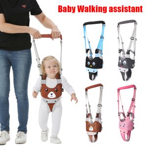 Baby Walking Wings Cartoon Toddlers Harness Belt Walker Stuff Bag Safety Helper Guinzaglio per bambini Kid Keeper Buttafuori con cavallo staccabile 230504