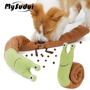 Игрушки Snuffle Toy Dog Iq Treat Обнюхивание Обучение Плюшевые скрипучие игрушки для собак Мягкие игрушки Интерактивная еда-головоломка Игра-головоломка Кормушка для мышления