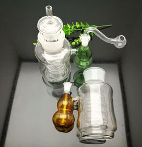 Smoking Pipes Aeecssories Glass Hookahs Bongs Classic external hanging gourd spiral milk bottle glass water bottle