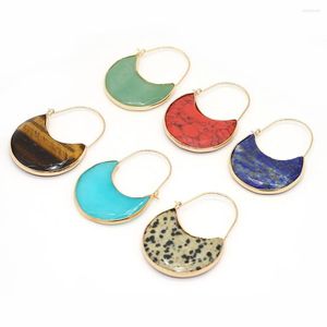 Pendant Necklaces Natural Stone Small Bag Shape Agate Charms For Making DIY Necklace Bracelet Accessories 36x50mm