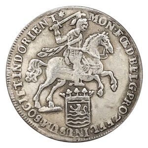 1740 Nederländerna silverpläterade kopieringsmynt