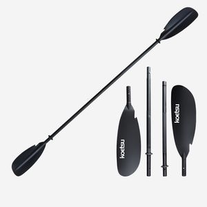 Caiaque remos de alumínio dois paddle de cabeça de cabeça de cabeça de cabeça dupla nylon sup paddle caiaque barco surfpaddle seta 1pcs tro 230503