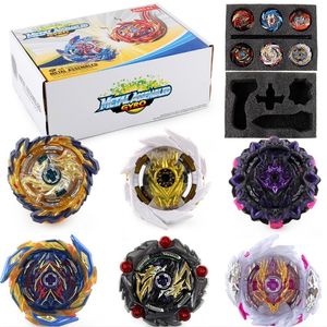 Trottola B-X TOUPIE BURST BEYBLADE SPINNING TOP 6 pezzi Booster in metallo Giroscopio Set di giocattoli 2 pezzi Lanciatori Combinazione di giocattoli da combattimento in scatola 230504