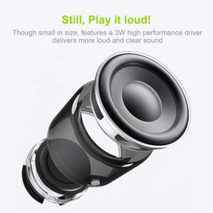 Portabla högtalare Mini Bluetooth -högtalare Metal Tung bas utomhus 5.0 IPX7 Vattentät bärbar trådlös ljud A106Pro Musikspelare Högtalare