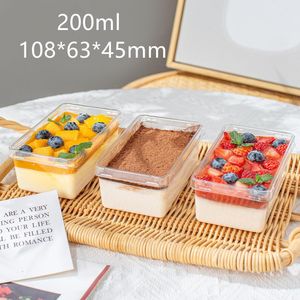 Utensílios de cozinha 50pcs tiramisu caixa