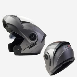 Caschi motociclistici Dot Approvato Flip Up Helmet Cool Full Face Racing Moto