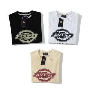 2023 camisetas de designer masculinas de dk mamãe de algodão redonda de pescoço de pescoço de secagem rápida Anti ruga dos homens primavera verão alta tendência solta de manga curta roupas masculinas