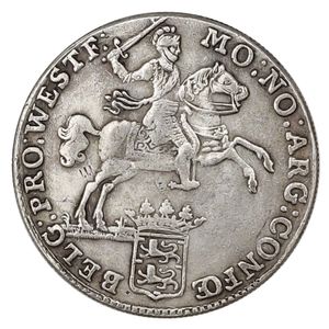 1775 Nederländerna silverpläterade kopieringsmynt