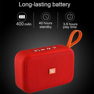 Alto-falantes portáteis mini alto-falante bluetooth portátil sem fio à prova dwireless água ao ar livre alta fidelidade 3d estéreo mp3 player suporte rádio fm cartão sd usb