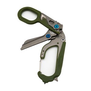 Pruning Tools Multifunctional Folding Scissors Outdoor Survival Tool Small First Aid Tactical Metal Cutting 230503
