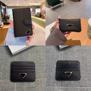 Высококачественный роскошный дизайнерский держатель карт мини -кошелек подлинный кожаный кошель
