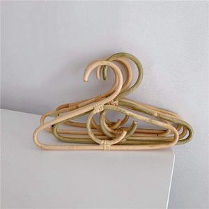 Organizzazione 3 pezzi in rattan appendiabiti stile bambini indumenti organizzatore rack appendiabiti per bambini decorazione della camera dei bambini appendiabiti per vestitiABUX