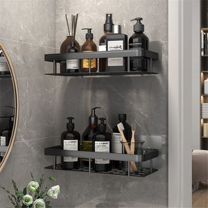 Bathroom Shelves Bathroom Shelves Nodrill Corner Shelf Shower Storage Rack Holder Toilet Organizer Bathroom Accessories Set 230503