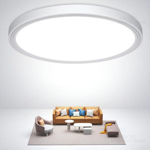 Deckenleuchten 6W 9W 13W 18W 24W LED-Circular Panel Light Surface Mounted AC110V 220V 85-265V Lampe für Heimtextilien