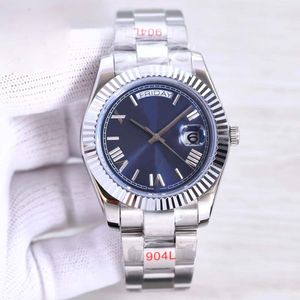 Datejust 41mm Mens Watch Designer Erkekler Lüks Saat Lüks Tasarımcı AAA Yüksek Kalite 904L Erkekler İzle Paslanmaz Çelik Su geçirmez Aydınlık Temiz Fabrika