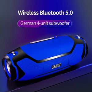 Портативные колонки Boombox Портативная Bluetooth-колонка для улицы 20 Вт Super Bass Музыкальный плеер Сабвуфер Подарочная беспроводная коробка с FM-радио