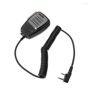 Walkie Talkie 2 Pin PHhandheld Speaker Mic Microfono Per BAOFENG TYT Radio Devi