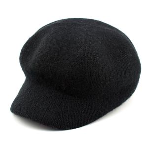 Berets Wool Warm Sboy Caps Осень зимняя черная серая казуальная шляпа Angland стиль