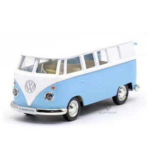 Blocks 1 36 Volkswagen T1 Bus Alloy Diecasts Toy Car Models Metal Vehicles Classical Buses Pull Back Collectable Toys For Children 230503