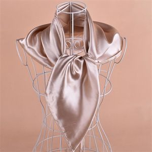 Fester Satin-Royan-Seide Hijabs Square Scarf Neckscarf Schals 90 90cm 50pc Menge #2086218M