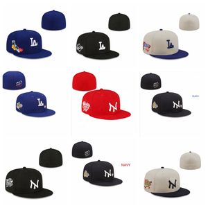 Neueste Ankunft Baseballmützen Casquette Hip Hop Männer Frauen Stickerei NY Brief Full Closed Fitted Hats Stitch World Heart 