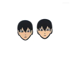 Brincos do garanhão Anime japonês Haikyuu Vôlei Acessórios Acessórios Ligição Figuras de desenhos animados anéis de ouvido para homens homens judeu por atacado