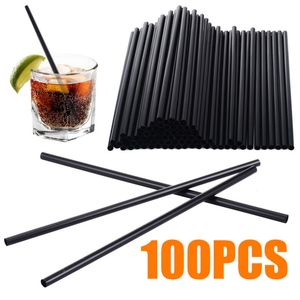 100Pcs/lot Colorful Disposable Plastic Curved Drinking Straws Wedding Party Bar Drink Accessories Birthday Plastic Straws