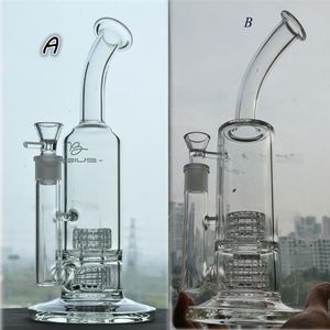 Mobius hey szklane platformy olejowe Hookahs woda gęste rurki wodne dab macierz perc unikalne bongs rura dymna ze stawem 18 mm