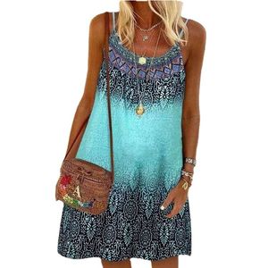 Abito firmato Boho Style Women Lace Dress Summer Loose Casual Beach Mini Swing Abiti Chiffon Bikini Cover Up Abbigliamento donna abito per donna taglia 5xl abito estivo