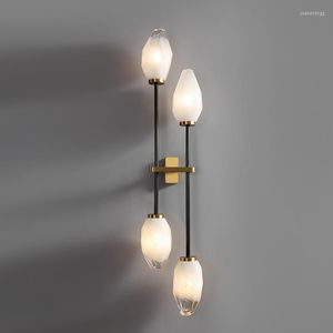 Wall Lamps Modern Crystal Antique Bathroom Lighting Rustic Indoor Lights Lampen Led Applique