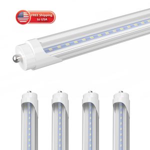 FA8 8ft led tube lights 2400mm 8 ft t8 t10 t12 Single Pin 36W 45W door cooler bulbs lights replacement 90W Fluorescent bulbs