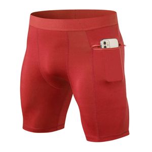 Mäns shorts herrkomprimering shorts underkläder tights sport för jogging träning byxor smala passformade herratletiska leggings blixtlåsficka i sidan z0504