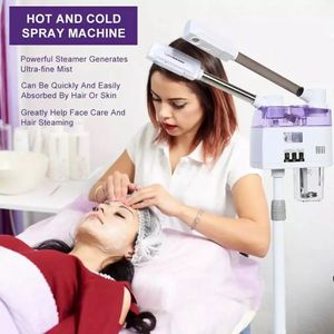 Syre Jet Beauty Equipment Hot and Cold Face Steamer Professional Electric Ozone Ionic Spa Facial Steamer