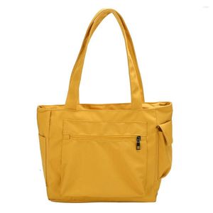 Torby wieczorowe panie TOTE DUŻA POTAWKOWANIE BAG KAŻDY STAPALNY Moda Solidny kolor Nylon Portable Multi-Pockets na weekendowe wakacje