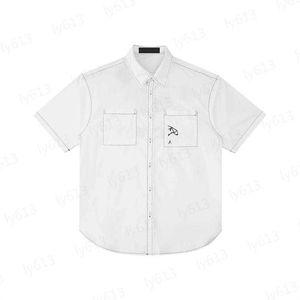 Schwarze Herren-T-Shirts, Designer-Frühlings-Sommer-Mode-Freizeit-Luxus-Schwerindustrie-Stickerei-Marke, bedrucktes Kurzarm-Shirt, männliche Kleidung, Tops