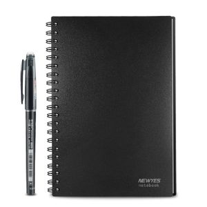 Notas de bloco de notas A6 Smart Smart Reutilable Notebook Microondas Wave Cloud Erase Notepad Note Pad forro com caneta salvar papel 230504