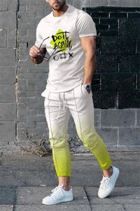Tute da uomo Set casual da uomo Animal Tiger 3D Print Jogging Sportwear Tuta Trend Tshirt Suit Pantaloni a maniche corte Graphic Designer Set 230503