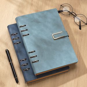 Anteckningar Supertjockt vaxkänsla Läder A5 Journal Notebook Daily Business Office Work Notebooks Notepad Diary School Supplies 230504