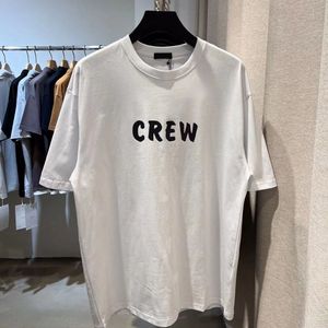 France Paris marka projektant bawełny mieszanka T -koszule drukowane męskie koszulki graficzne Bal Ubrania Casual Crew Neck Tees Harajuku Hip Hop Classics Streetwear 5218