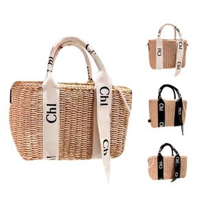 träigt topphandtag Dam Beach Bag herr väskan stor Halmhink Designers sommar Axelväskor Crossbody lyx Casual vävda handväskor clutch damväska luffare