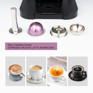 Ferramentas recafimil cápsula reutilizável para nespresso vertuo próximo filtro de café espresso vertuoline barista acessórios aço pod grande copo
