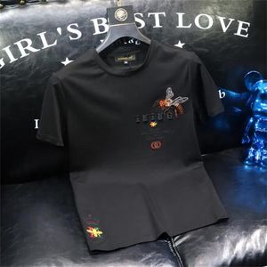 新しい贅沢2023男性Tシャツ女性半袖高品質トップTシャツファッションレター印刷ヒップホップスタイルの服