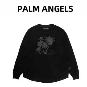 Abbigliamento firmato PA Felpe da uomo Felpe con cappuccio Moda Palmes Angels Tree T-shirt a maniche lunghe in schiuma tridimensionale Wang Jia Er Top Giacca pullover casual di lusso