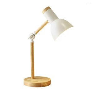 Bordslampor Hushållens justerbar studielampa med glödlampa Simple Design Book Reading 5W Desk Light Eye Protection Accessories