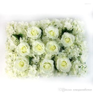 Fiori decorativi INS 60cmx40cm Fiore da sposa Muro Tocco reale Artificiale Rosa Ortensia Pografia Puntelli Evento Festa di addio al celibato