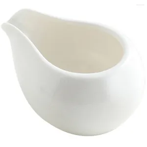 Servis uppsättningar Mini Creamer Pitcher Soy Sauce Dish Gravy Coffee Cups Ceramic Froting Syrup Container